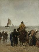 Jacob Maris Arrival of the Boats painting